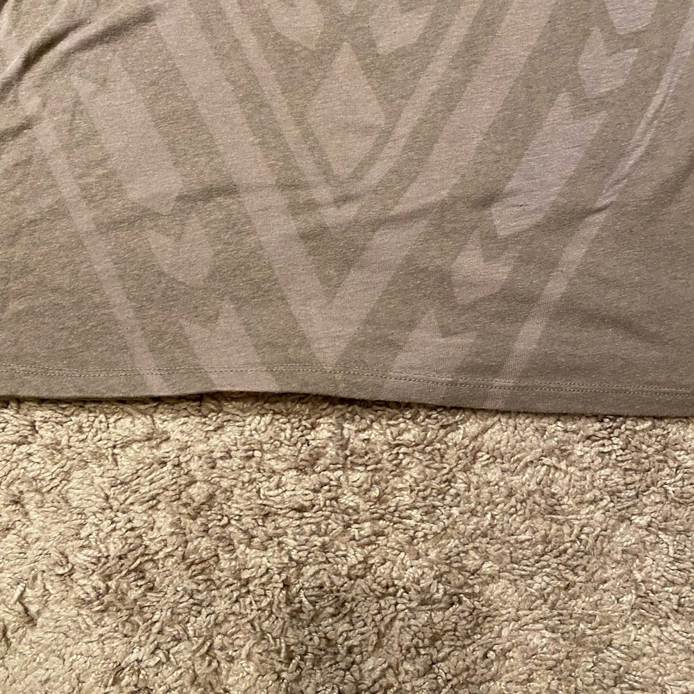 American Eagle Outfitters Women’s Tank Top Large Brown Aztec Geometric Print - Picture 10 of 10